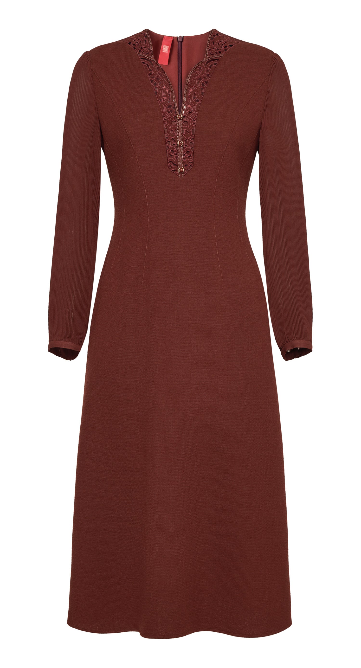 YAYING Wool waist cinching dress EPKPW4605BL
