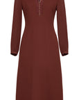 YAYING Wool waist cinching dress EPKPW4605BL