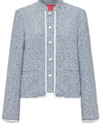 YAYING Chinese-Style Small Stand-Collar Short Knit Jacket