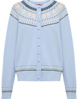 YAYING Ruyi Mountain Sea Jacquard Knit Cardigan