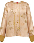 YAYING 100% Silk New Chinese-Style Jacquard Jacket