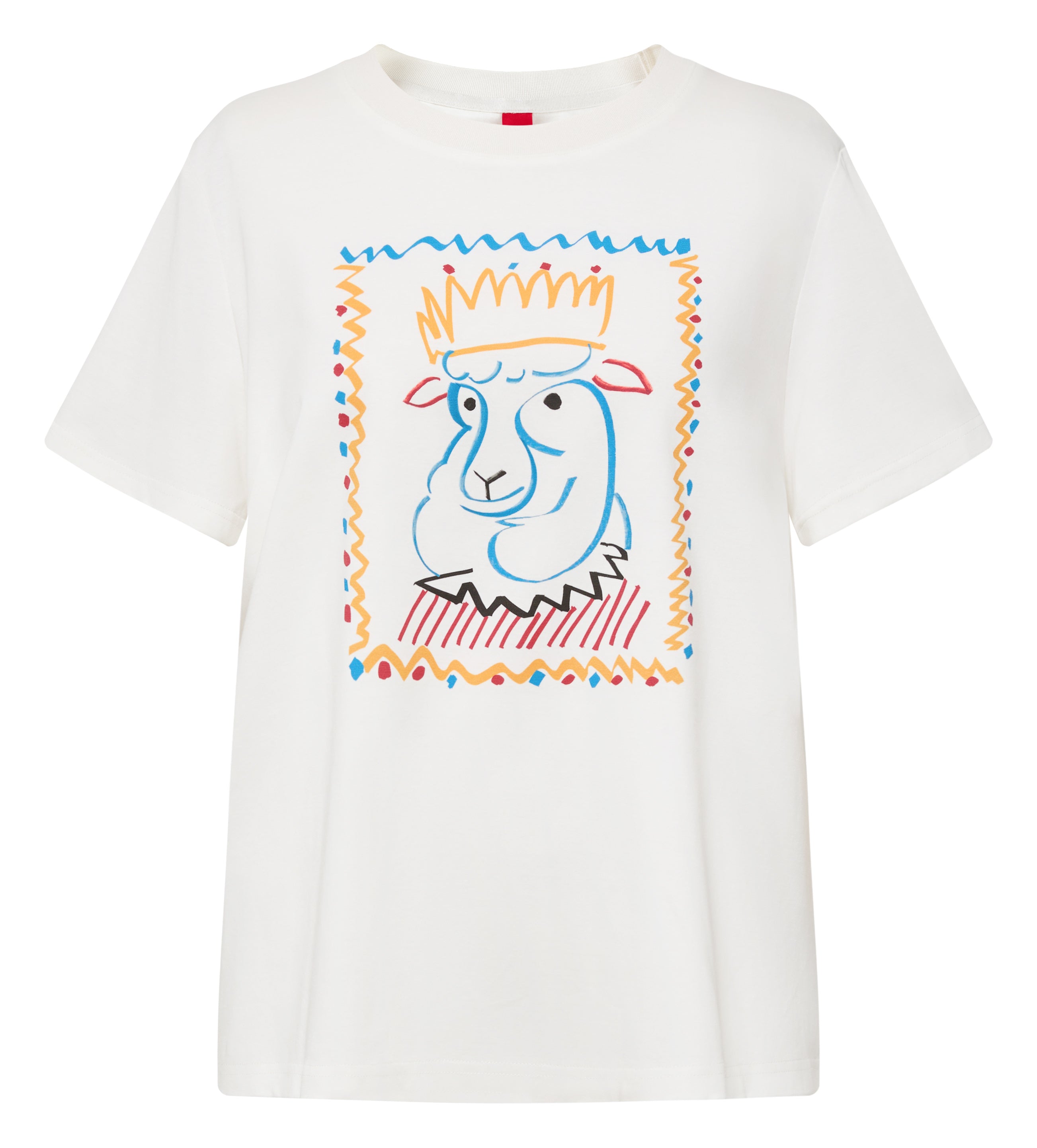 YAYING Silk Cotton Printed Short-Sleeve T-Shirt