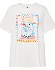 YAYING Silk Cotton Printed Short-Sleeve T-Shirt