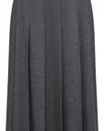 YAYING Wool Pleated Midi Skirt
