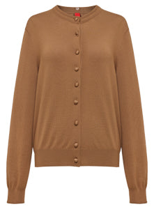 YAYING Silk Wool Cashmere Knit Cardigan