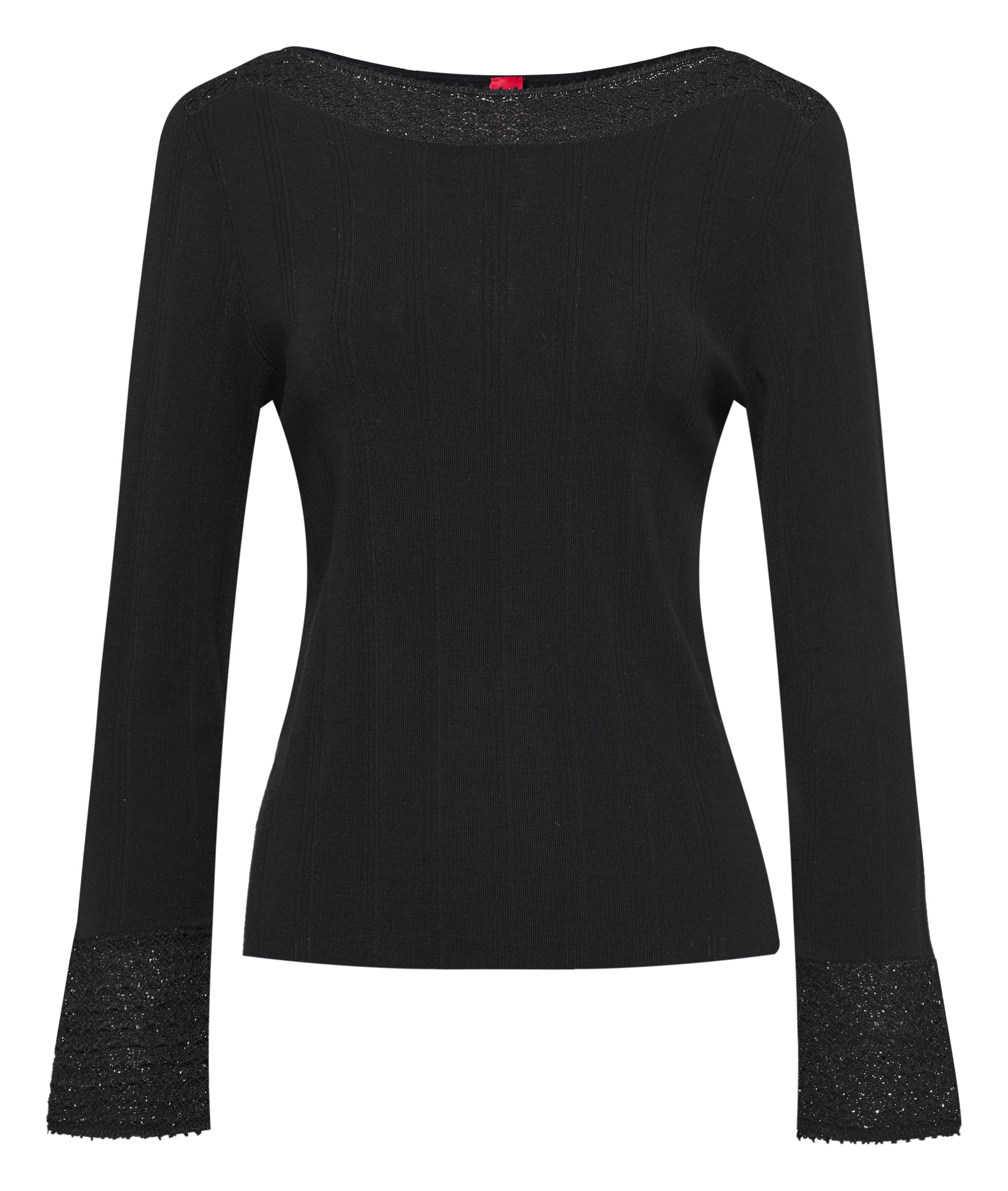 YAYING Boat Neck Knit Top