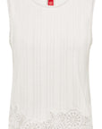 YAYING SILK-COTTON KNIT TANK TOP
