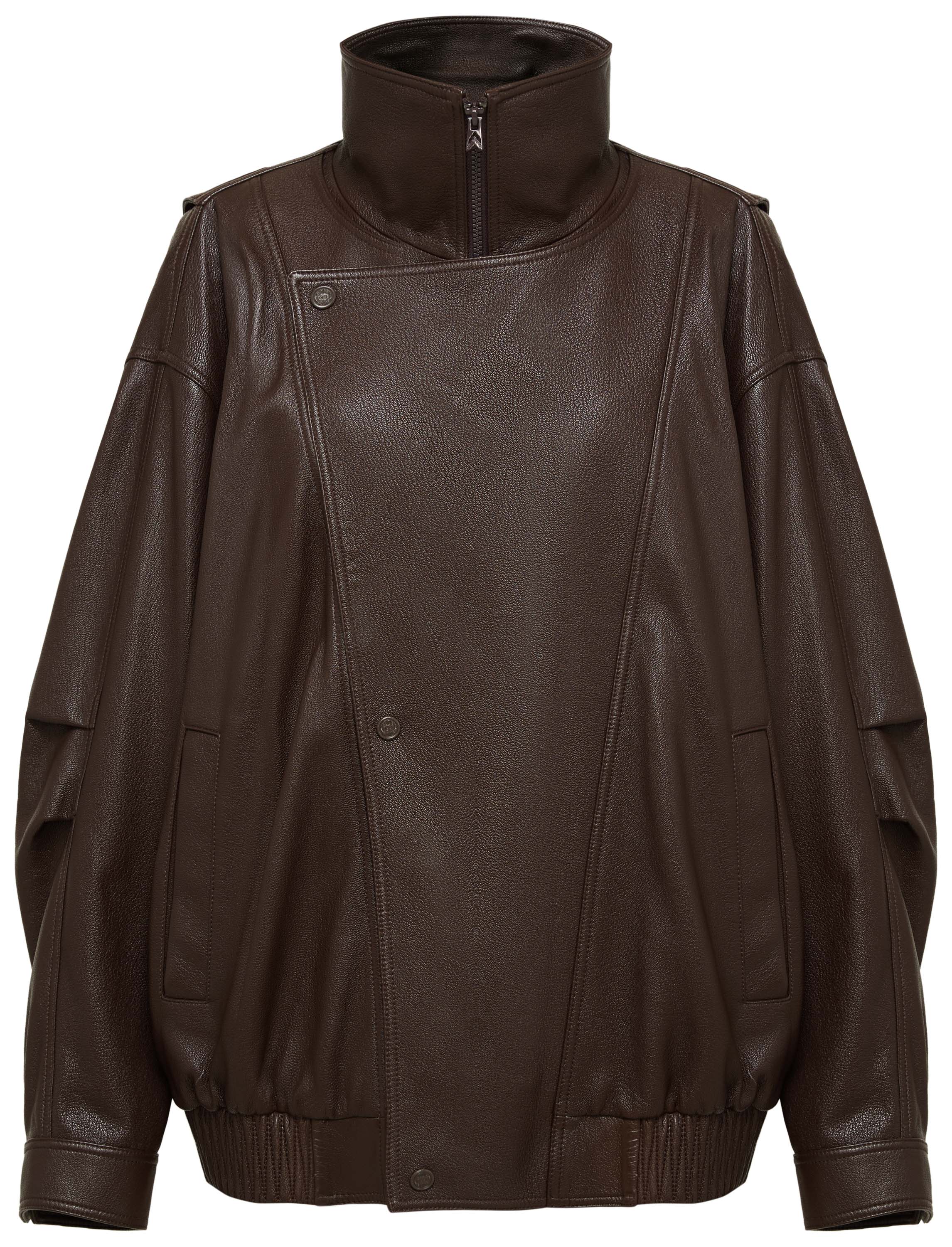 YAYING Ageless Aviator Leather Jacket