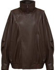 YAYING Ageless Aviator Leather Jacket
