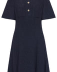 YAYING Navy Boucle Dress