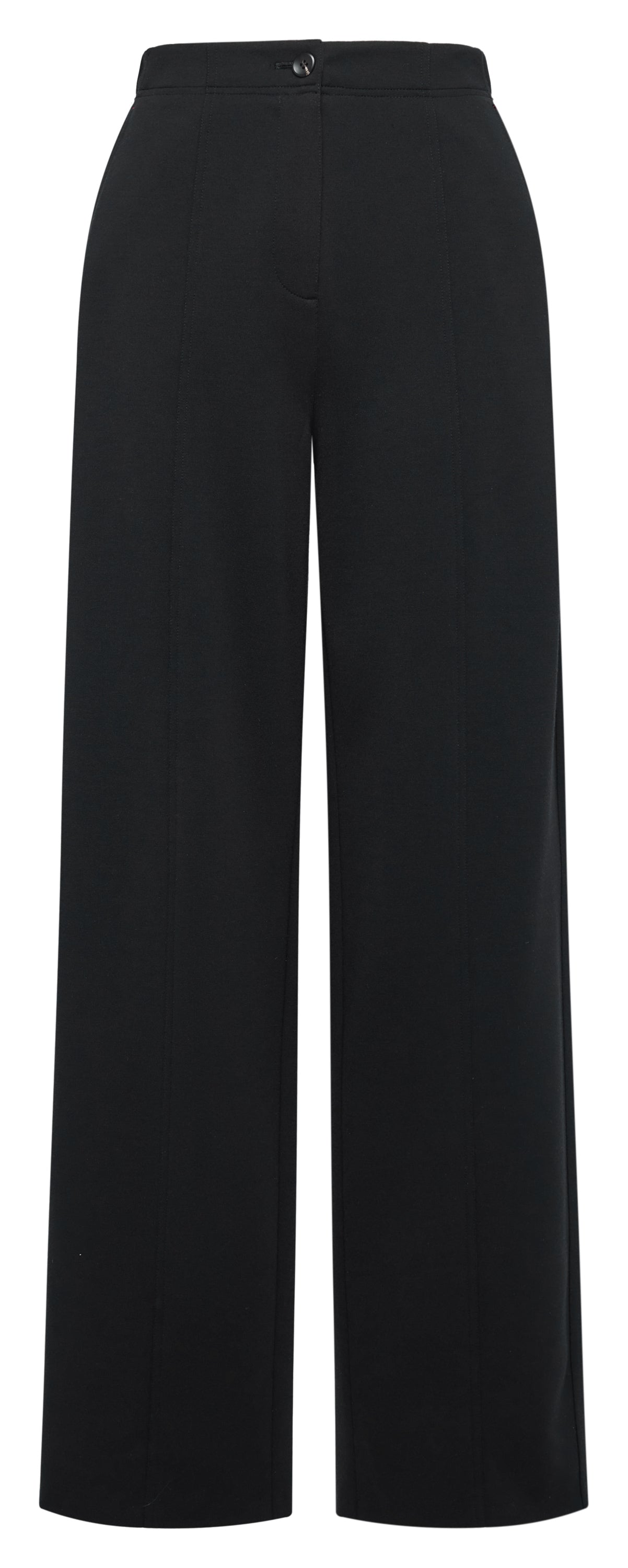 YAYING Golden Wool Slim Straight-Leg Pants