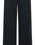 YAYING Golden Wool Slim Straight-Leg Pants