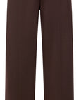 YAYING Golden Wool Straight-Leg Pants
