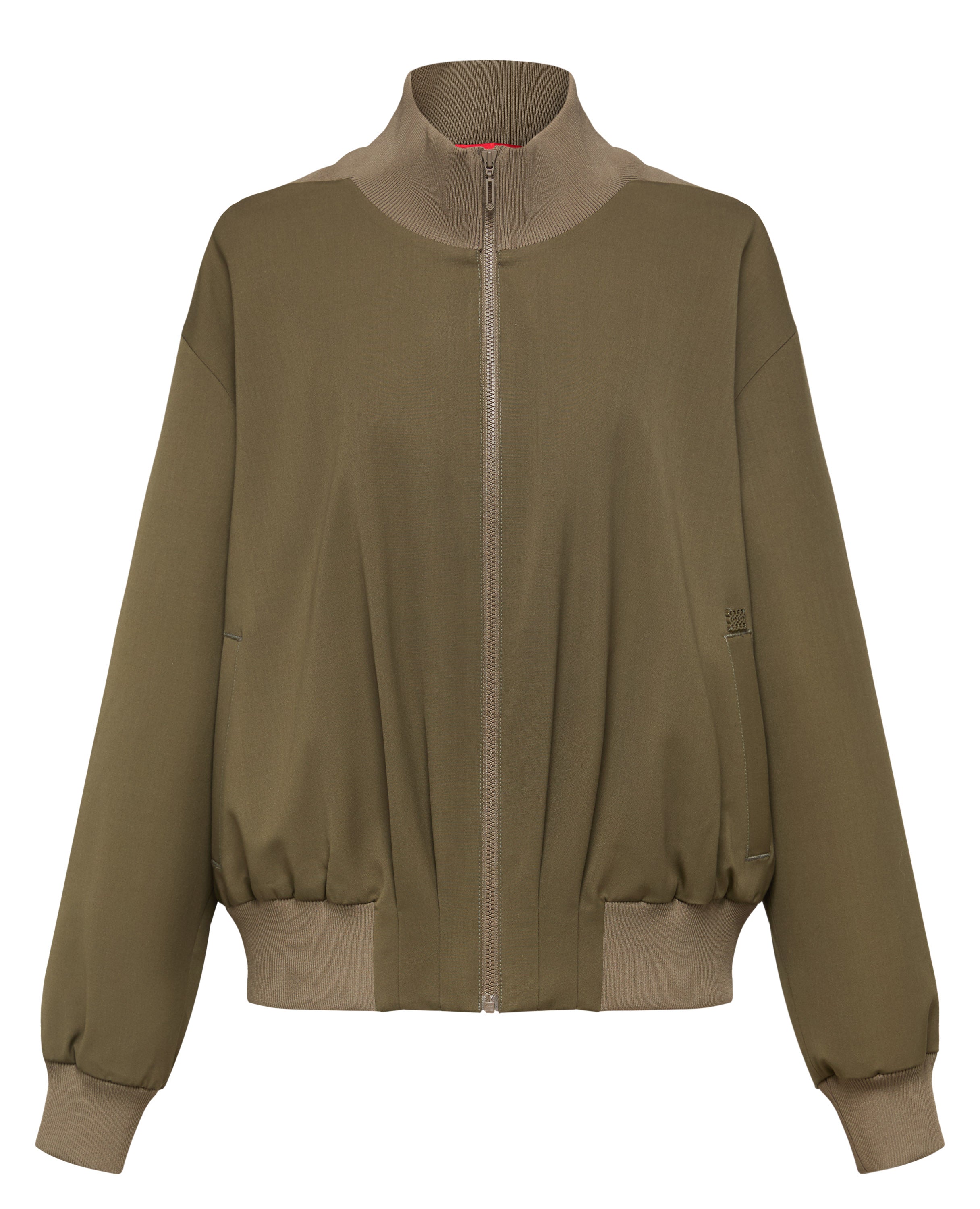 YAYING Pure Wool Stand Collar Jacket