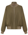 YAYING Pure Wool Stand Collar Jacket