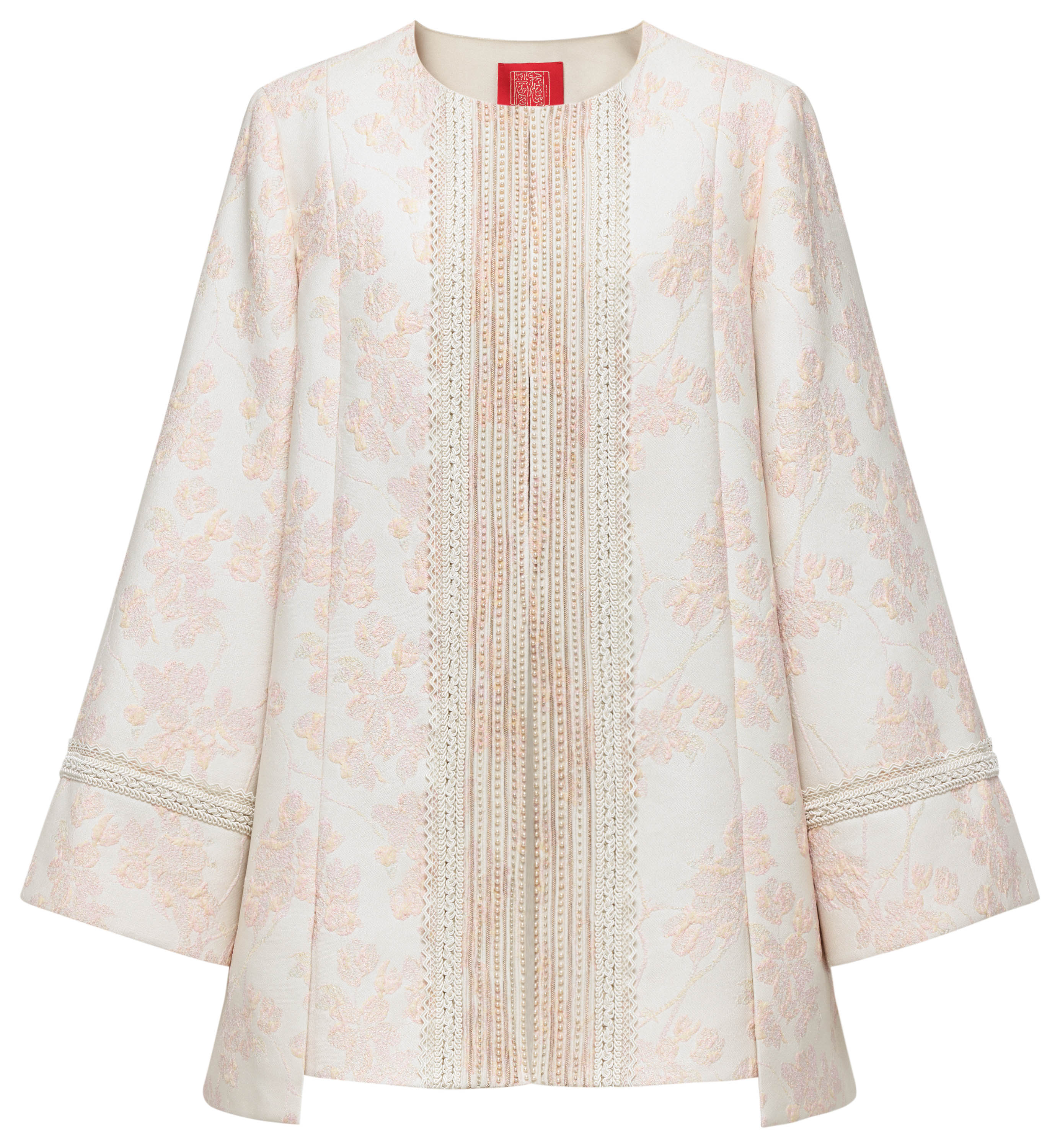 YAYING Silk Peony Jacquard Relaxed Outwear