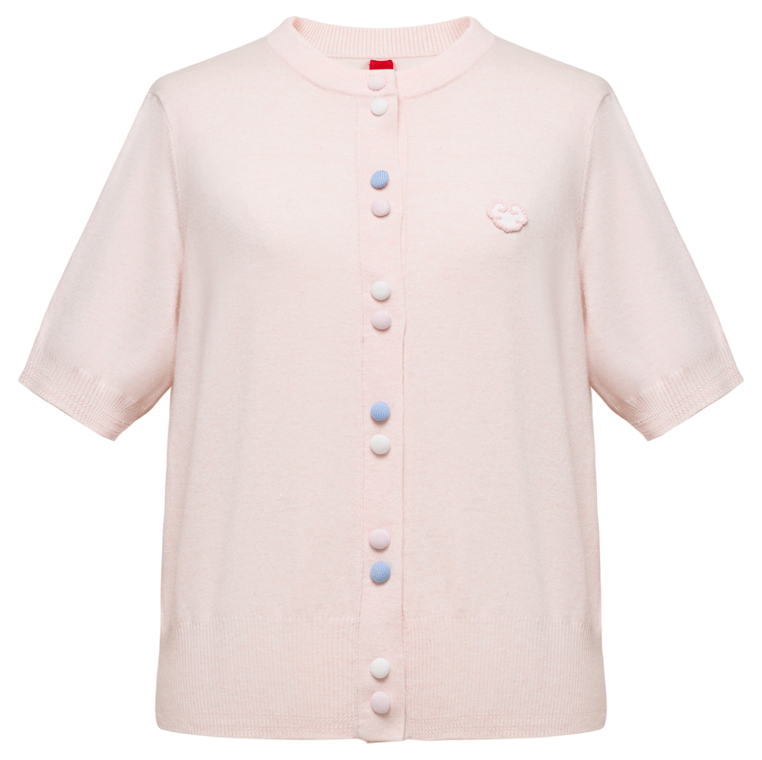 YAYING Wool Cashmere Color Button Cardigan