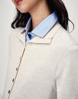 EP YAYING Versatile Stand Collar Knit Top
