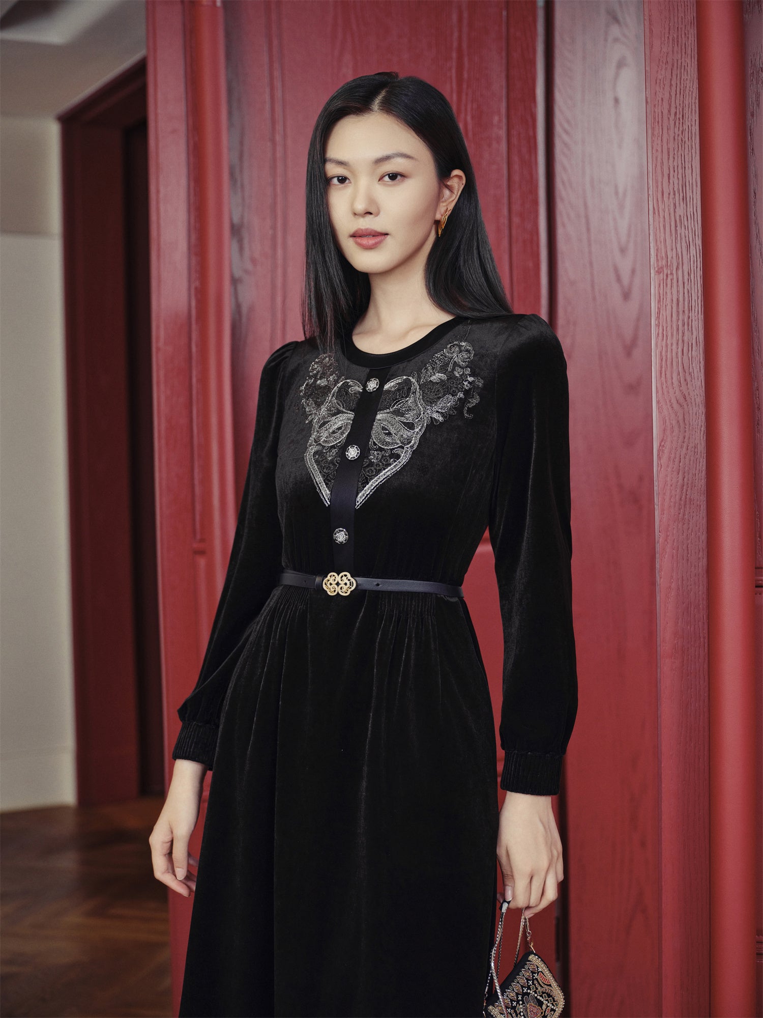 YAYING Velvet Dress