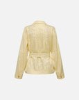 EP YAYING Silk Jacket with Adjustable Waist