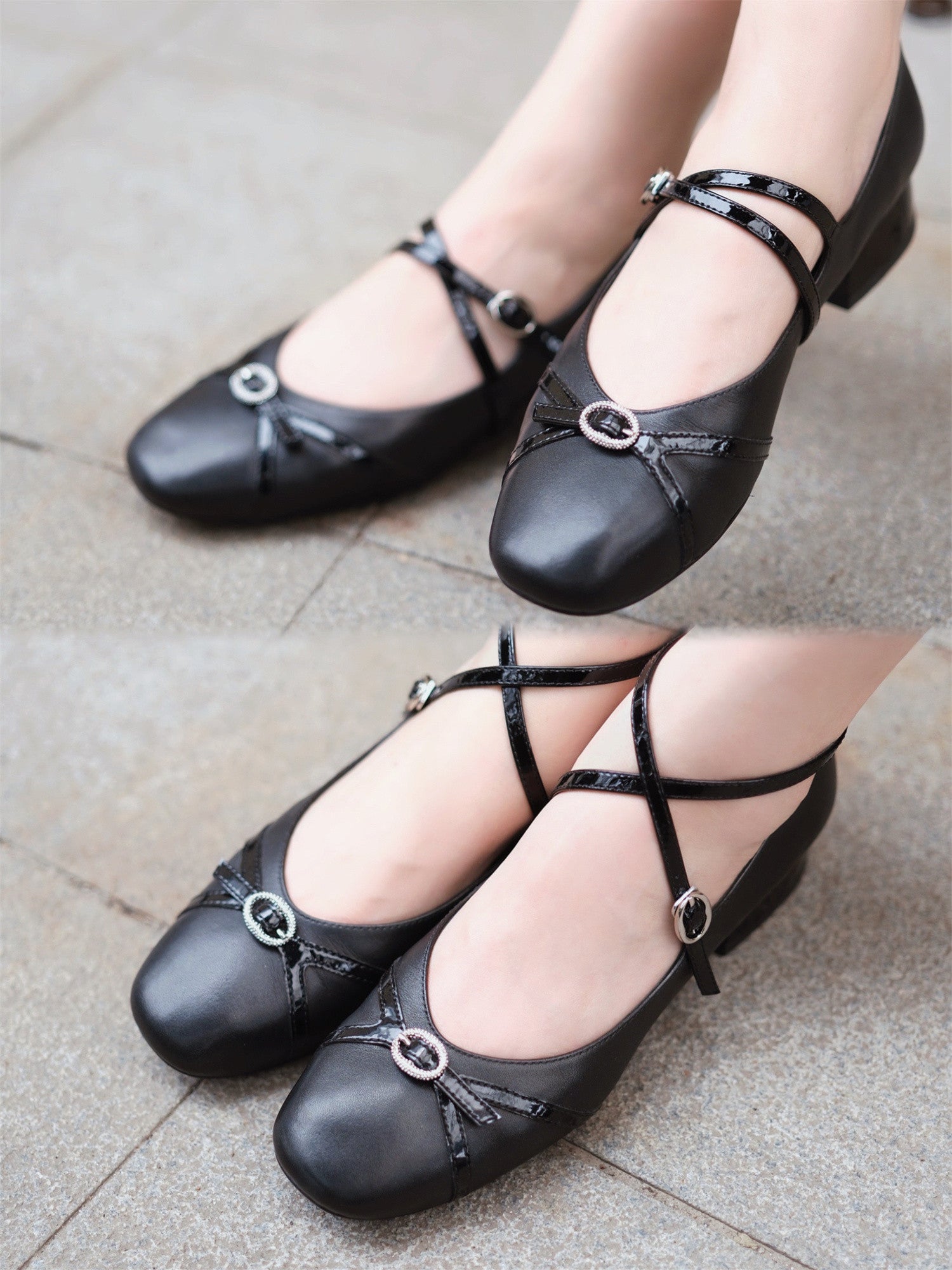 EP YAYING Elegant Ruyi-Inspired Ballet Flats EAKALXB01AH