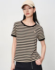 EP YAYING Pima Cotton Basic Crew Neck T-Shirt
