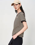 EP YAYING Pima Cotton Basic Crew Neck T-Shirt