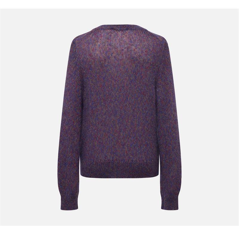 EP YAYING Embroidered Mohair &amp; Silk Cardigan
