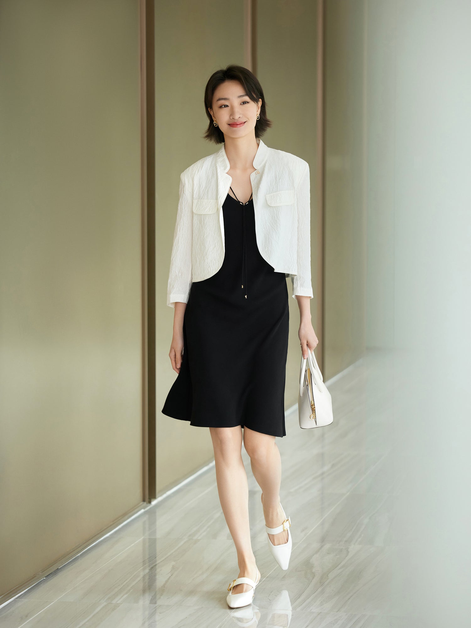 EP YAYING Acetic Acid Dress