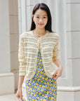 EP YAYING Long-Staple Cotton Knit Cardigan