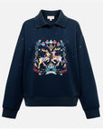 EP YAYING Casual Polo Sweatshirt