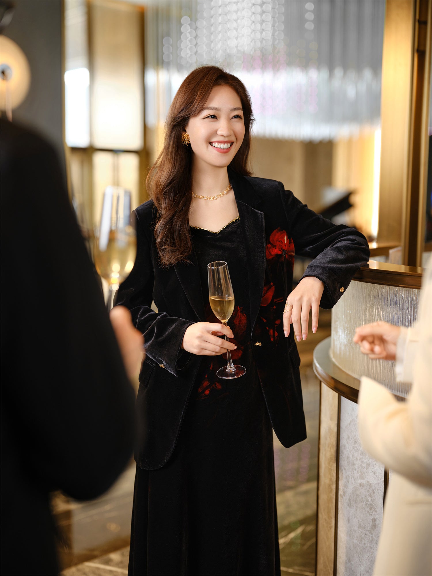 EP YAYING Velvet Blazer EGKPS1125AH
