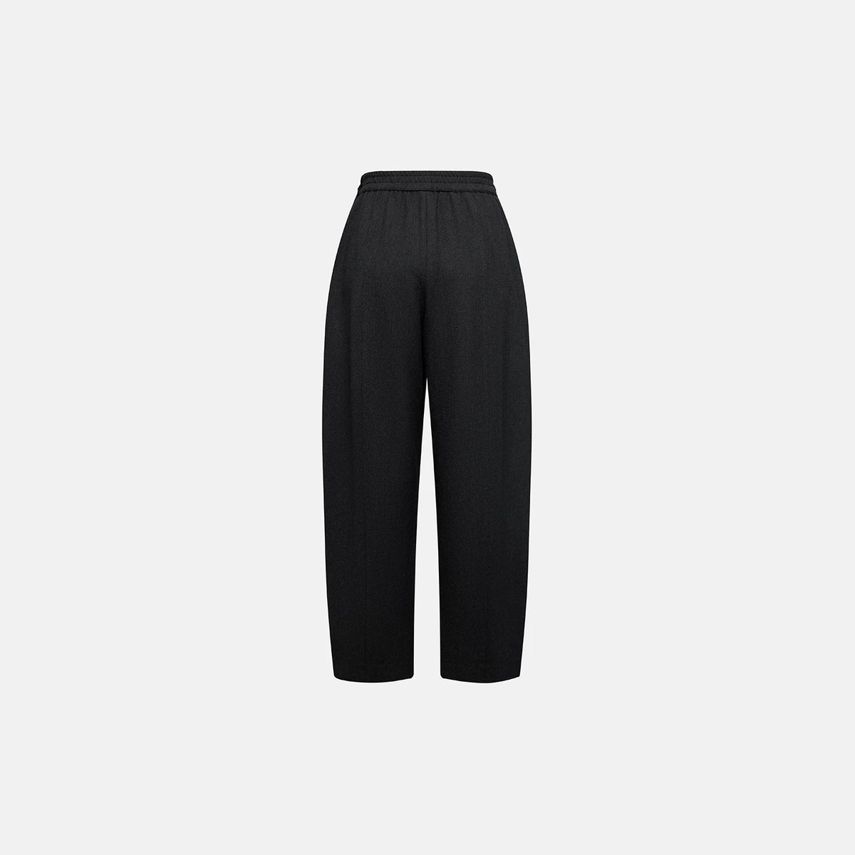EP YAYING High-Waist Wide-Leg Embroidered Wool Trousers EGLAW6450A