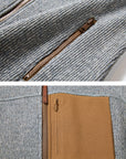 EP YAYING Lurex‑Thread Knit Cropped Sport Waist‑Cinched Jacket EGLAW1317A