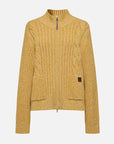 EP YAYING Cable‑Knit Textured Knit Jacket EGLIR9129A