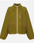 EP YAYING Wool‑Brushed Color‑Blocked Warm Jacket EGLIW1305A