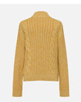 EP YAYING Cable‑Knit Textured Knit Jacket EGLIR9129A