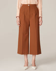 YAYING Brown Midi Skirt