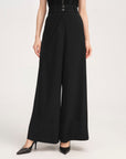 YAYING High-Waisted Wide Leg Pants