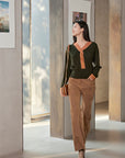 YAYING V-neck Cashmere Sweater