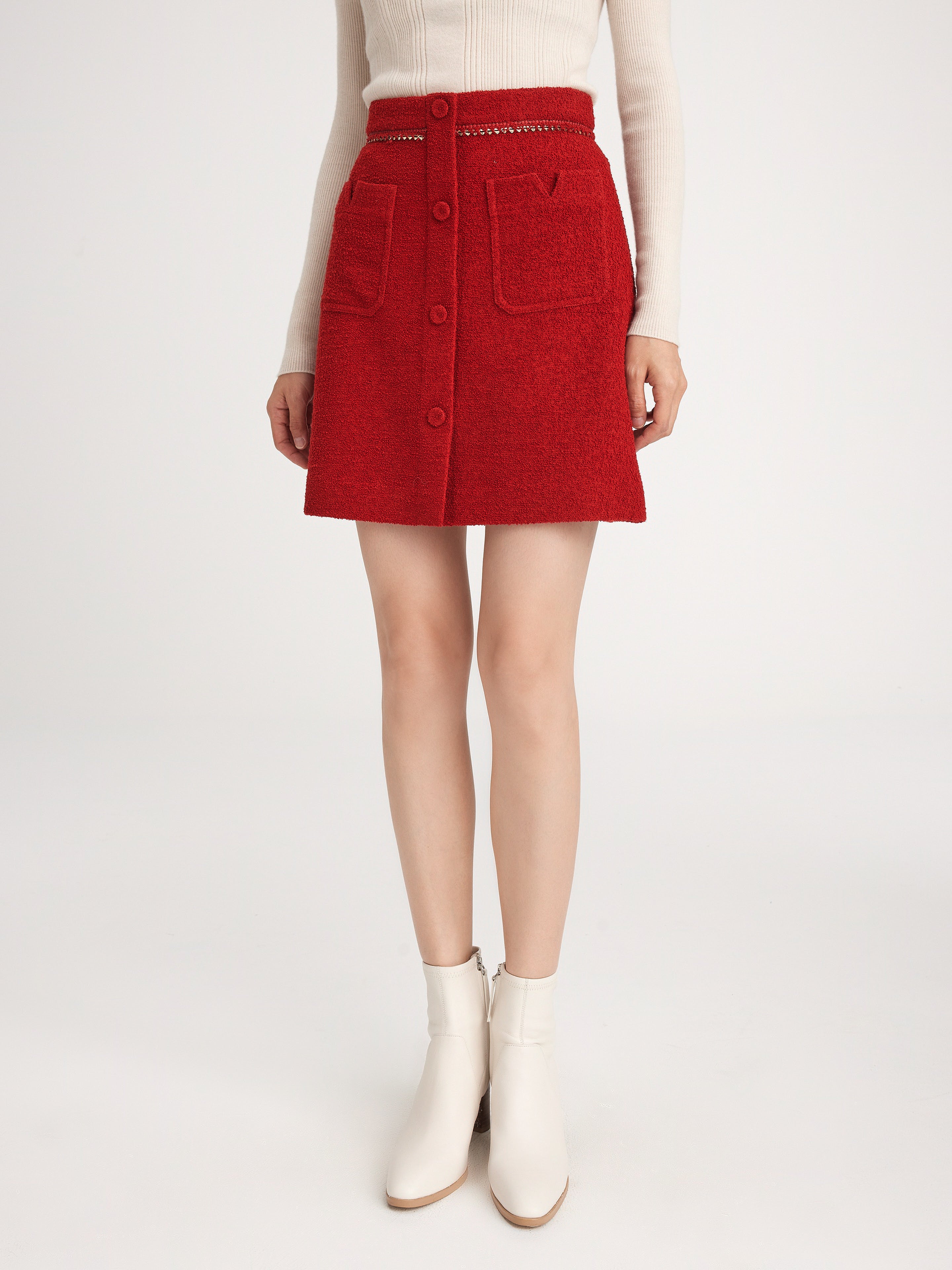 YAYING A-line Midi Skirt