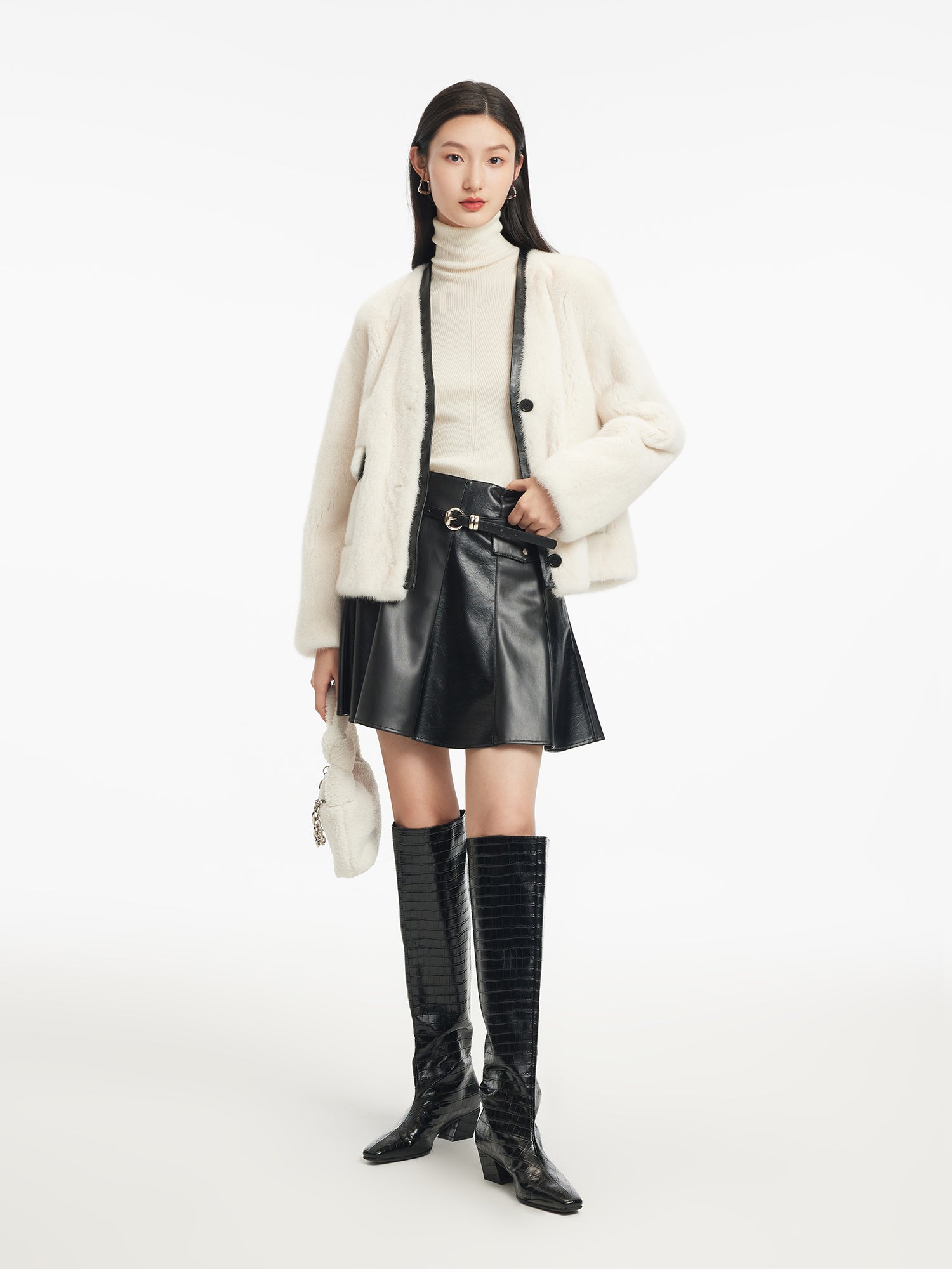 EP YAYING Turtleneck Cashmere Sweater