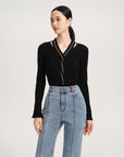 YAYING Wool Fit Long-seleves Sweater Top