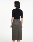 EP YAYING Wool V-neck Fit Sweater Top