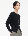 EP YAYING Designed Knitted Cardigan