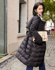 EP YAYING Trench-style Down Jacket