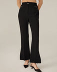 YAYING Triacetate Flare-Leg Pants