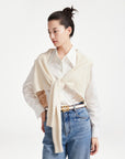 EP YAYING Wool Jacquard Shawl