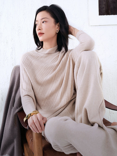 Batwing online cashmere sweater