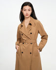EP YAYING Loose-fit Trench Coat
